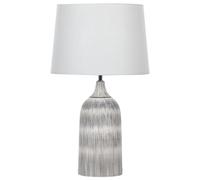 Beliani Table Lamp Georgina Ceramic Grey