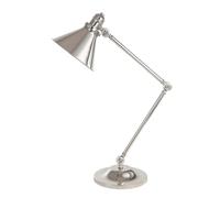Table Lamp- Highly Polished Nickel Finish- LED E27 60W Single Bulb - d02123