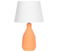 Beliani Table Lamp Lambre Ceramic Orange, Orange