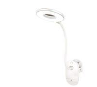Table Lamp LED Desk Lamp, Eye-caring Table Lamps, Dimmable Office Lamp with USB Charging Port, Touch On/off Switch 3 Modes Clip Desk Lamp, 4000K Dedside Lamp