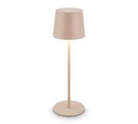 Table Lamp LED Rechargeable Night Bedside Light Dimmable Cordless 33cm Beige