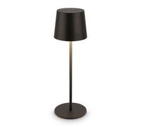 Table Lamp LED Rechargeable Night Bedside Light Dimmable Cordless 33cm Black