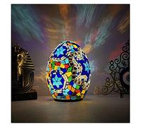 Table Lamp LED Table Lamp Egypt Characteristic Egg Table Lamp for Bedroom Living Room Hotel Bar Decoration Reading Lamp (Color : Light Blue) Interesting