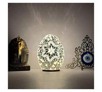 Table Lamp LED Table Lamp Egypt Characteristic Egg Table Lamp for Bedroom Living Room Hotel Bar Decoration Reading Lamp (Color : White) Interesting