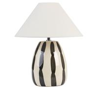 Table Lamp LUCHETTI Ceramic Black/ White