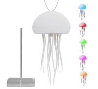 Table Lamp Night Lights LED Jellyfish,Voice Control Floating Rechargeable - Cute Desk,for Parents,Festivals,Parties,Family Gatherings