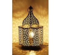 Table Lamp Nightstand Lamp Metal White Moroccan 37cm E27 Boho