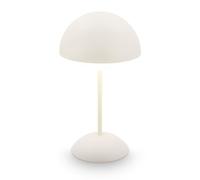 BRILONER White Rechargeable LED Table Lamp Desk Night Light Dimmable Cordless Briloner White