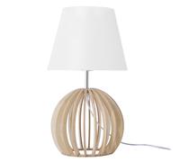 Beliani Table Lamp Samo Brown/ White, Brown
