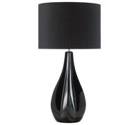 Table Lamp SANTEE Porcelain Black