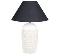 Beliani Table Lamp Telire Ceramic Beige, Brown