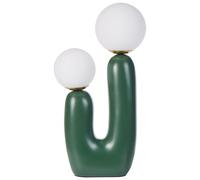 Beliani Table Lamp TULUN Dark Green, Green