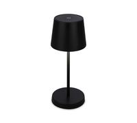 Table Lamp USB Rechargeable Battery Cordless LED IP44 Touch Dimmable 26cm Black