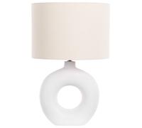 Beliani Table Lamp Venta Ceramic White, White