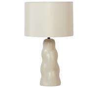 Table Lamp VILAR Ceramic Beige
