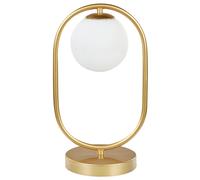 Beliani Table Lamp Yankee Metal Gold, Gold