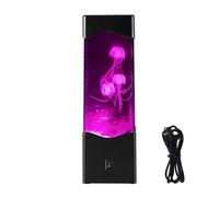 Table Lamps for Bedroom, Night Light - Fake Jelly Tank LED Lamp | Colorful Atmosphere Lighting, Novelty Decoration Supplies for Living Room, Study