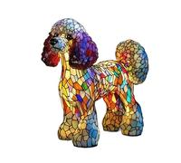 Table LED Light - Dog Shape Bedroom Resin Night Light,Rechargeable LED Ambience Lamp for Bedside Shelf Use in Bedroom Childrens Room