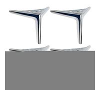 Table Leg 4 Pcs Metal Furniture Legs,Modern Sofa Legs 12cm 15cm 19cm 25cm,Diy Table Legs,Replacement Furniture Feet,With Screws,for Beds,Cabinets,Desks,Coffee Tables,Dining Tables,Silver-15cm(5.9in)