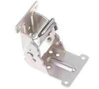 Table Leg Folding Brackets, Folding Locking Hinge Multicolor 98x50mm 0-90-180 Degree Self-Locking(Silver)