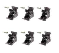 Table Leg Folding Brackets, Lock with Self-Locking Hinge and Bolt for Furniture Pack of 2/4/6 pcs(2 pcs)(6 pcs)