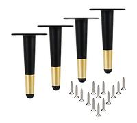 Table Leg Metal Furniture Support Legs, Diy Replacement Table Legs, Tapered Furniture Feet, Non-slip/wear-resistant, for Kitchen, Bathroom, Sofa, Chair, Cabinet, Desk,4 Pcs,Multicolour-20cm/7.87in