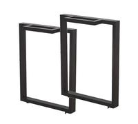 Table Legs 72cm(H) X 70cm(W) Modern Industrial Dining Table Legs Heavy Duty DIY Furniture Table Legs Coffee Table Legs With Screws Adjustable Height, Breakfast Bar, Stand Bench, Black(Size:70x72cm)