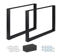 Table legs Industrial Desk Supports Durable Powder-coated Metal Table Legs