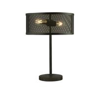 Table Light Black Fishnet 2 Matt Searchlight 2822-2BK