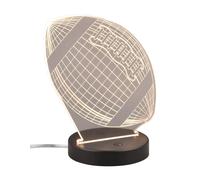 Table Light Black Football LED Matt Clear RGB Trio R52821132