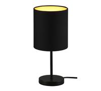 Table Light Black Jerry & Gold Fabric Shade Trio R50491080