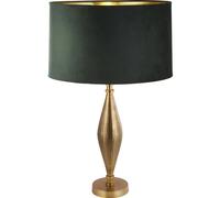 Table Light Brass Rye Antique Green Searchlight 84631GR