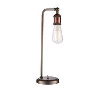 Ensora Lighting Mateo Table Lamp, Orange
