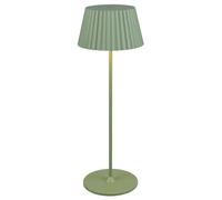 Reality Leuchten Suarez LED table lamp, green, height 39 cm, metal