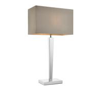 Table Light Silver Chrome Endon MORETO