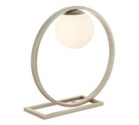 Table Light Silver Enzo Brushed Endon 92495