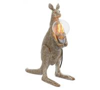 Table Light Silver Kangaroo Vintage Endon 95072