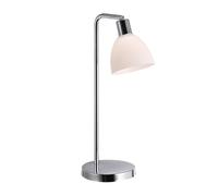 Table Light Silver Ray Lamp With Adjustable Spot Head Chrome Glass Nordlux