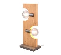 Table Light Silver Tailor 2 Natural Wood & Antique Nickel Trio 514300230