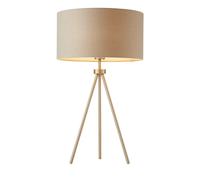 Tripod Table Lamp in Matte Nickel Grey