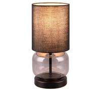 Table Light Smoked Elio Smoke Black Fabric Trio 517800154