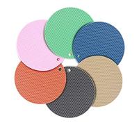 Table Mat Creative Insulation Pad High Temperature Resistant Silicone Anti-Scald Bowl Pot Pan Plate Coaster-Thermal * 6