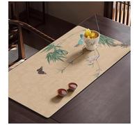 Table Mat Water-absorbent and Stain-resistant, Non-slip Rubber Backing, for Various Tables, Coffee Machine Mats, Kitchen Countertops(B,50x60cm/19.7x23.6in)