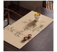 Table Mat Water-absorbent and Stain-resistant, Non-slip Rubber Backing, for Various Tables, Coffee Machine Mats, Kitchen Countertops(E,50x60cm/19.7x23.6in)