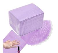 Table Mats - 50 Pieces 16.5 x 12 cm | Absorbent Manicure Protection | Disposable Paper Towels for Nail Salon Beginners Professionals Home Hygiene Protective Sheets