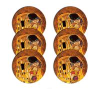 Table Mats Set Bertoni Round 33cm HD Print 6 Pieces EE107