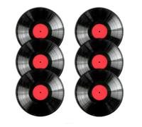 Table Mats Set Bertoni Round Vinyl 33cm 6 Pieces EE106