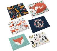 Table Mats Set of 6, Place Mats Table Placemats Non-slip Heat Insulation Cotton Linen Washable Placemats for Kitchen Dinning Restaurant 42x32cm (Fox)