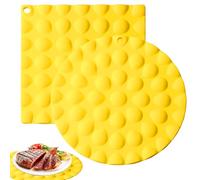Table Mats,Silicone Heat-Proof Placemat,Table Decor Heat Resistant Mats - for Home Dormitory Hotel Apartment Rental Bakeries Cafe
