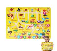 Table Maze Toy,Wooden Early Learning Activity - Number Counting Board Maze Toy | for Classroom Living Room Kindergarten Travel Preschoolers Children Boys